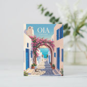Carte Postale Oia Grèce (Debout devant)