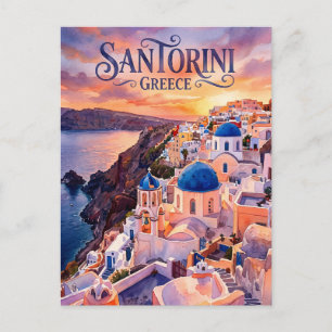Carte Postale Oia Grèce