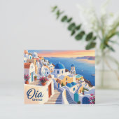 Carte Postale Oia Grèce (Debout devant)