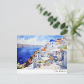 Carte Postale Oia Santorin (Debout devant)