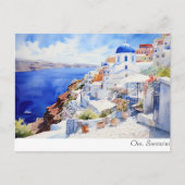 Carte Postale Oia Santorin (Devant)