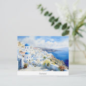 Carte postale Oia Santorin (Debout devant)