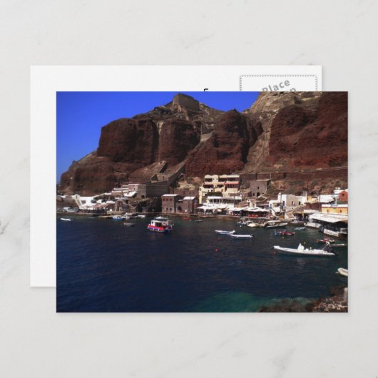Carte Postale Oia Santorin Grèce (Devant / Derrière)