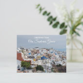 Carte postale Oia, Santorin, Grèce (Debout devant)