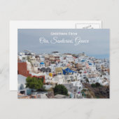 Carte postale Oia, Santorin, Grèce (Devant / Derrière)