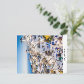 Carte postale Oia Santorini (Debout devant)