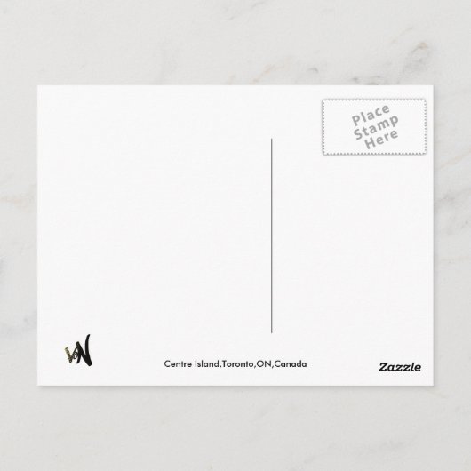 Carte Postale Oie (Dos)