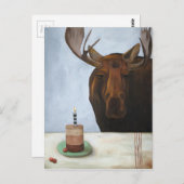 Carte Postale Oie de chocolat (Devant / Derrière)