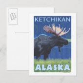 Carte Postale Oie de nuit - Ketchikan, Alaska (Devant / Derrière)