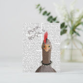 Carte Postale Oie de Punk Rock (Debout devant)