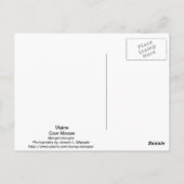 Carte Postale Oie de vache du Maine (Dos)