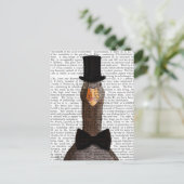 Carte Postale Oie distinguée 2 (Debout devant)