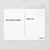 Carte Postale Oie égyptienne avec canetons (Dos)