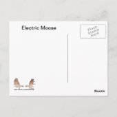 Carte Postale Oie électrique (Dos)