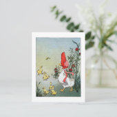 Carte Postale Oies et oies (Debout devant)