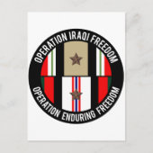 Carte Postale OIF - OEF 1 étoile (Devant)