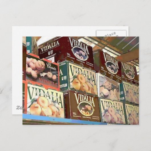 Carte Postale Oignon (Devant / Derrière)