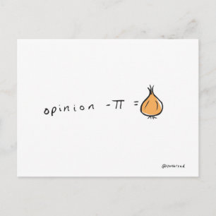 carte postale oignon