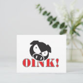 Carte Postale OINK_GraphicInversé (Debout devant)