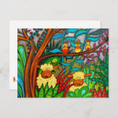 Carte Postale Oiseau (Devant / Derrière)