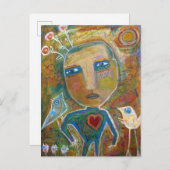 Carte Postale Oiseau (Devant / Derrière)