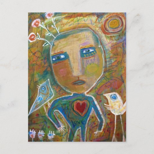 Carte Postale Oiseau (Devant)