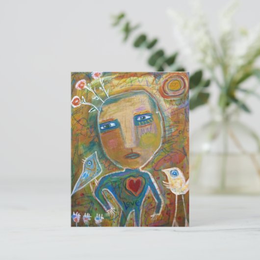 Carte Postale Oiseau (Debout devant)