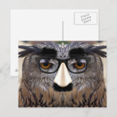 Carte Postale Oiseau à gros nez (Devant / Derrière)