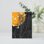 Carte Postale oiseau à silhouette (Debout devant)
