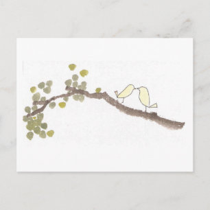 Carte Postale oiseau_amour