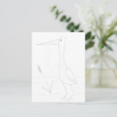 Carte Postale Oiseau aquatique (Debout devant)
