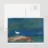 Carte Postale Oiseau blanc (Devant / Derrière)