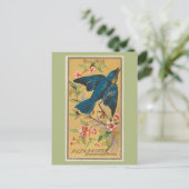 Carte Postale Oiseau bleu (Debout devant)