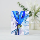 Carte Postale Oiseau bleu du Paradis (Debout devant)