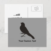 Carte Postale Oiseau canarien permanent (Devant / Derrière)