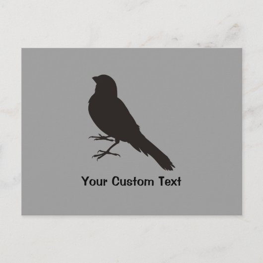 Carte Postale Oiseau canarien permanent (Devant)