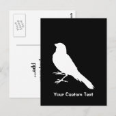 Carte Postale Oiseau canarien permanent (Devant / Derrière)