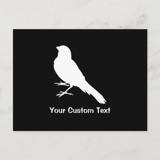 Carte Postale Oiseau canarien permanent (Devant)