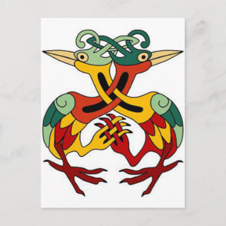 Carte Postale Oiseau celtique