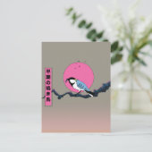 Carte Postale Oiseau chanteur de matinée (Debout devant)