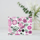 Carte Postale oiseau de caniche (Debout devant)