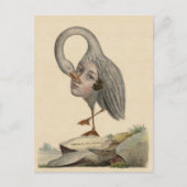 Carte Postale Oiseau de connaissance de soi Symbole antique uniq (Devant)