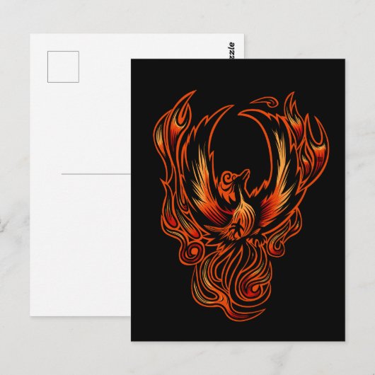 Carte Postale Oiseau De Feu (Devant / Derrière)