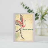 Carte Postale Oiseau de l'Oklahoma Scissortail (Debout devant)