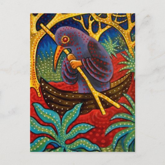 Carte Postale oiseau de médecine (Devant)