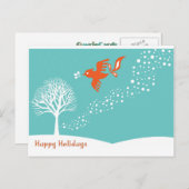 Carte Postale Oiseau de paix (Devant / Derrière)