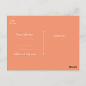 Carte Postale Oiseau de Paradis Élégant Or Blanc Mariage (Dos)