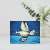 Carte Postale Oiseau de pêche (Debout devant)