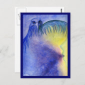 Carte Postale Oiseau de prière (Devant / Derrière)