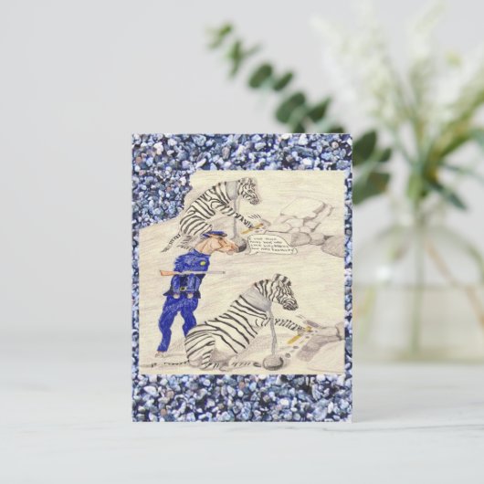 Carte Postale Oiseau de prison (Debout devant)